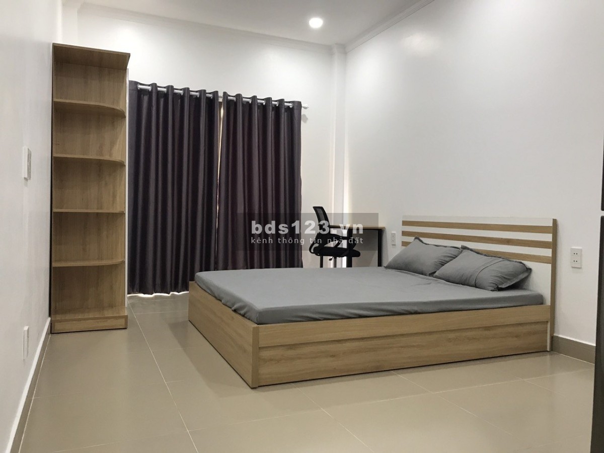 Cho thuê căn hộ studio ban công full nội thất