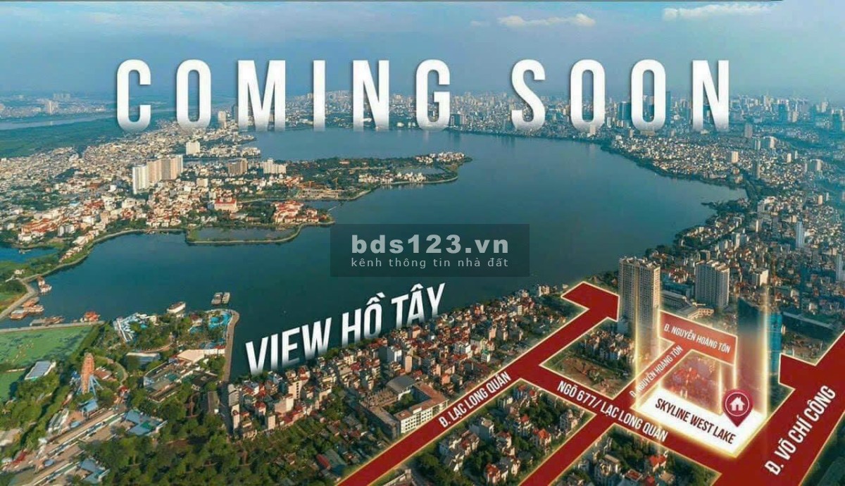 Chính thức ra mắt siêu phẩm Skyline West Lake trái tim Hồ Tây, Võ Chí Công bán hàng đợt 1