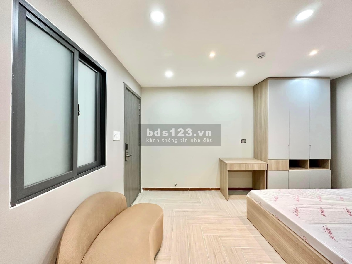 Trống căn hộ studio 26m2 cửa sổ full nội thất - Nơ Trang Long, phường 13, Bình Thạnh
