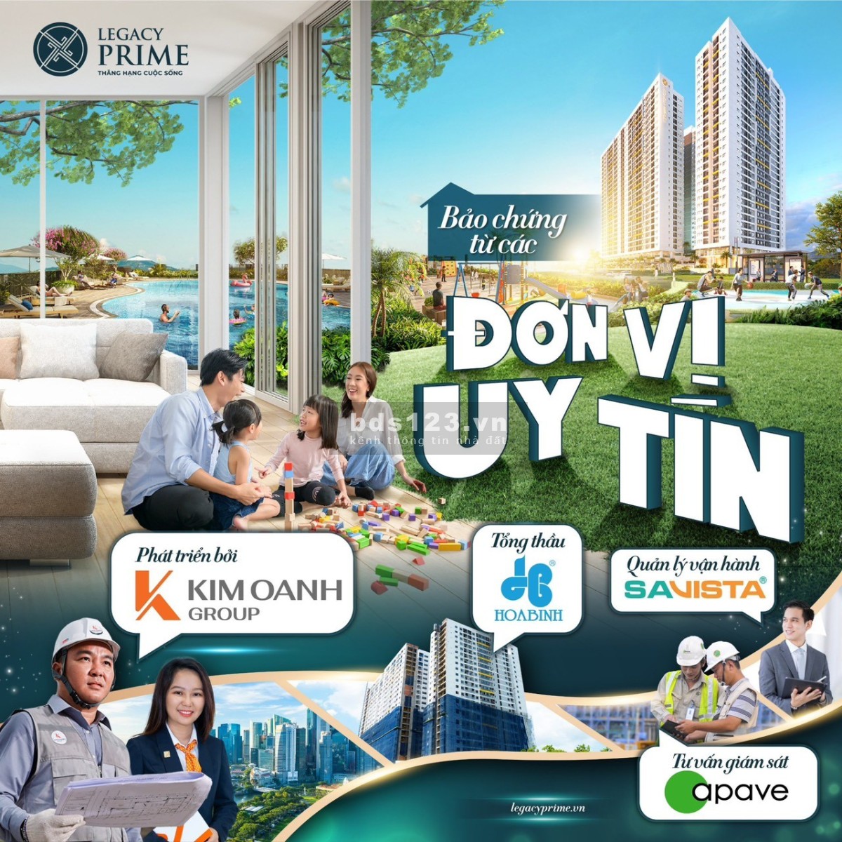 Bán căn hộ Legacy Prime với chính sách cực kỳ hấp dẫn sở hữu căn hộ chỉ với giá 99 triệu