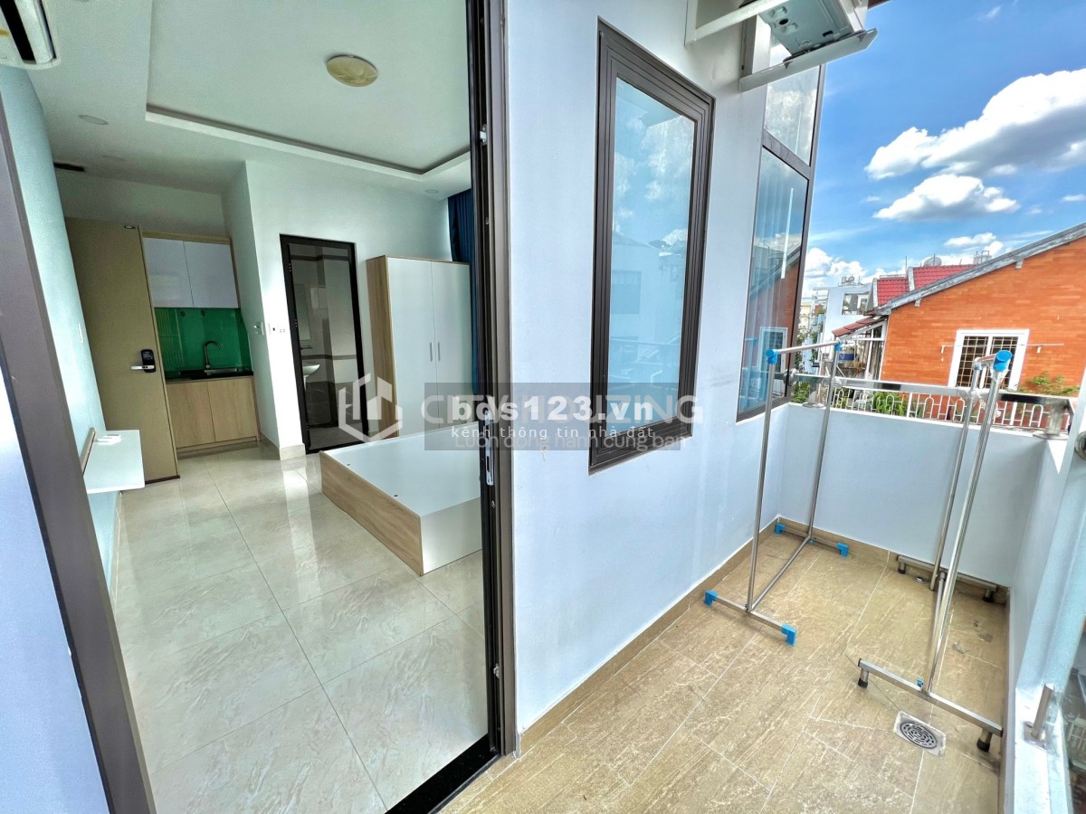Căn hộ studio balcon cao cấp 28m2 full nội thất - Lê Thị Hồng, phường 17, Gò Vấp