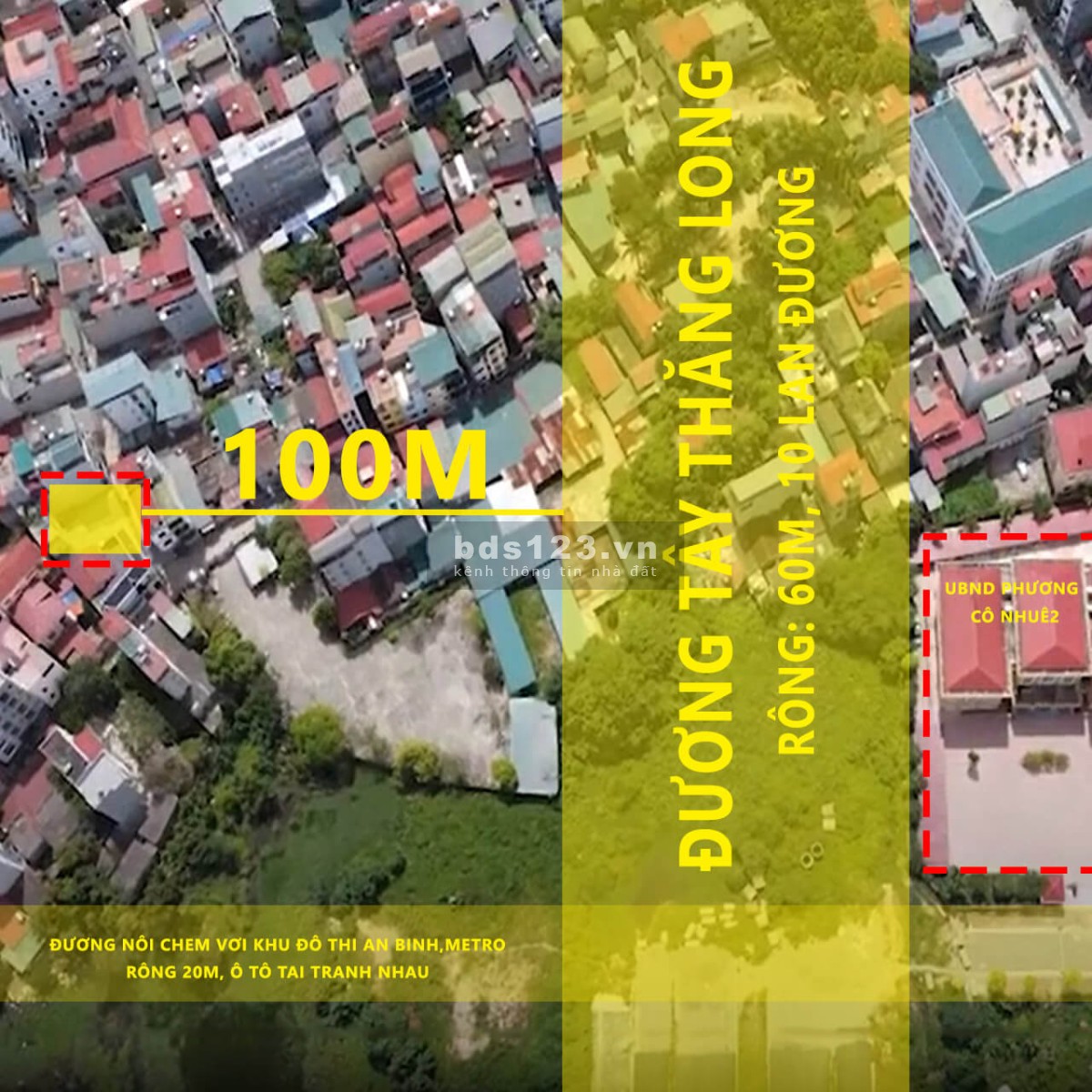 Chính chủ bán thửa đất đẹp Phường Cổ Nhuế 2, Bắc Từ Liêm 111m2, 2 mặt tiền ôtô tải vào tận nơi