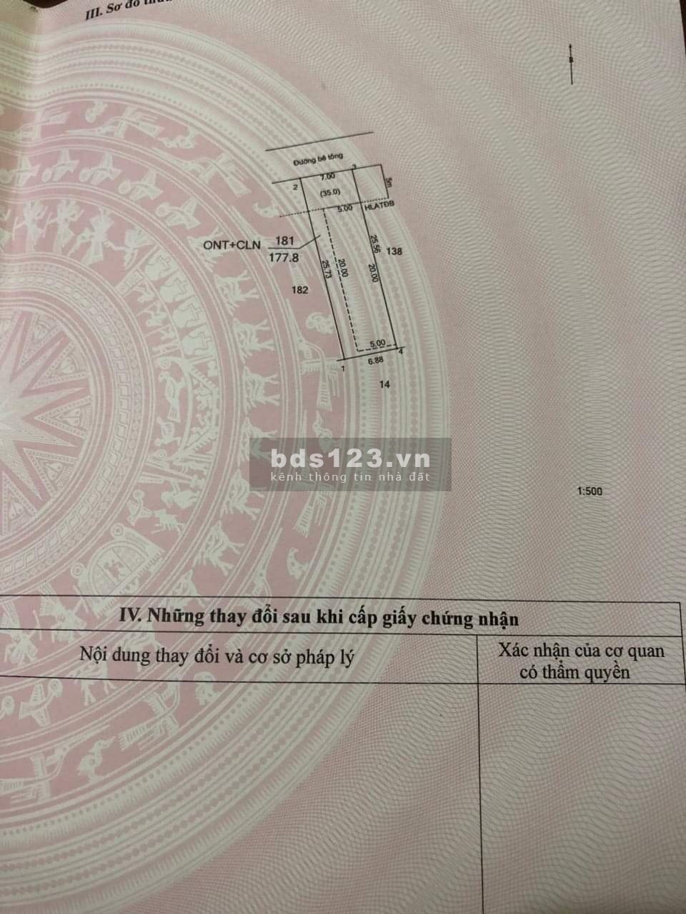 Bán cắt lỗ 100tr miếng đất ngang 7 xã Định Hiệp – đường betong