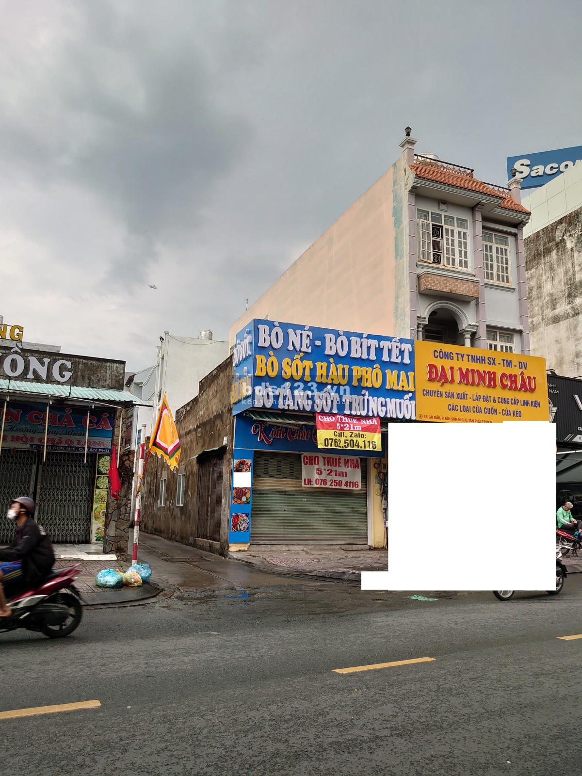 Nhà mặt tiền đường, hẻm hông, 38 Gò Dầu, p. Tân Sơn Nhì, 5*21m2