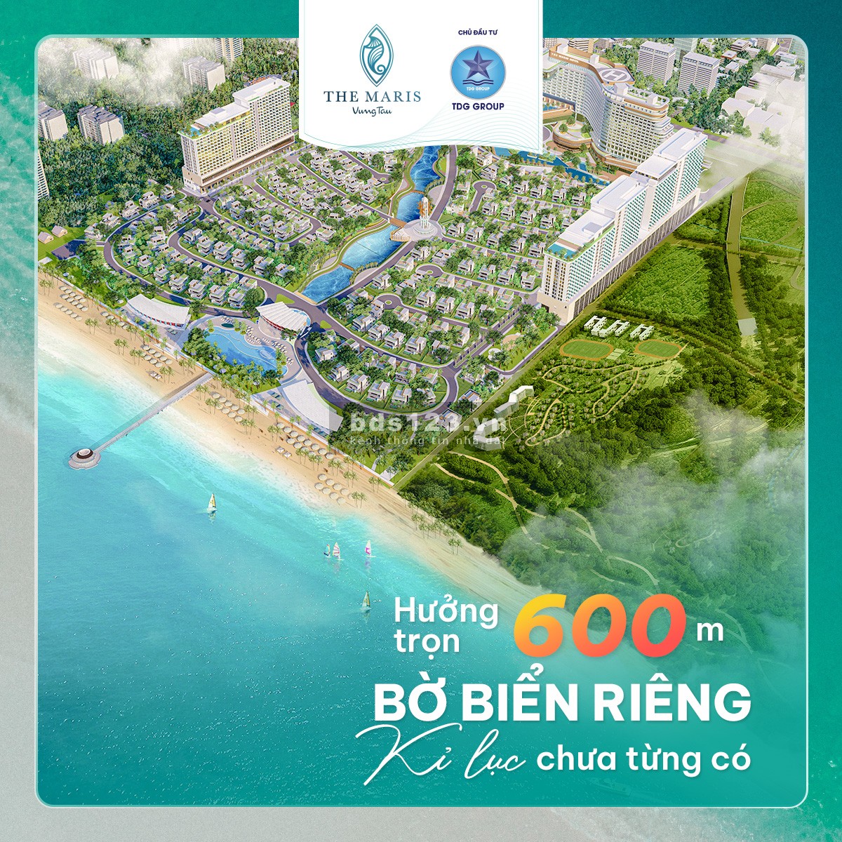 Căn hộ nghỉ dưỡng view biển 100% sở hữu bãi biển riêng dài hơn 500m