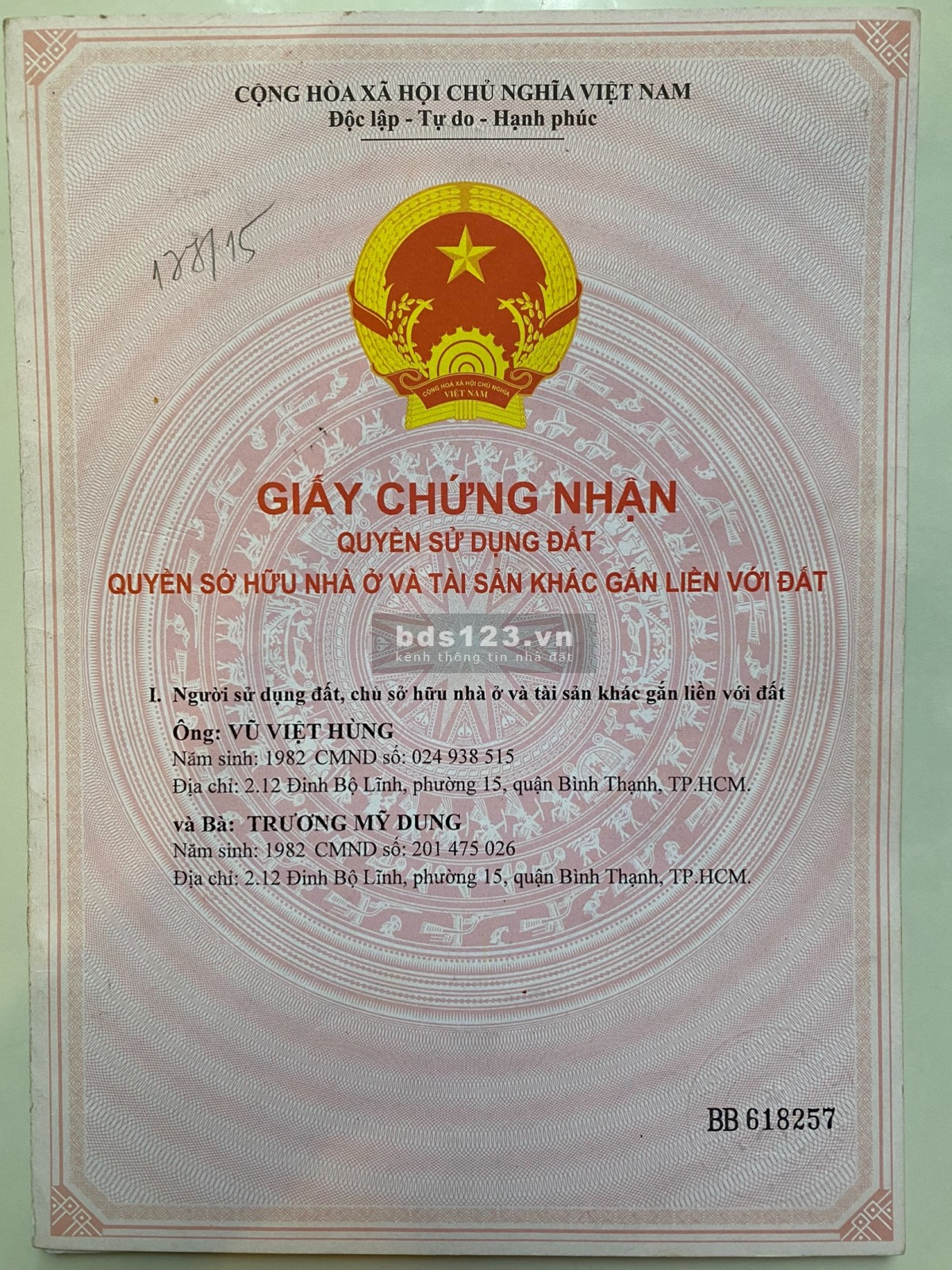 CHÍNH CHỦ GIẢM SÂU THÊM 200 triệu. bán nhà hẻm 27. Điện Biên, giáp ranh quận1. DT: 56m2. DTSD:112m2.