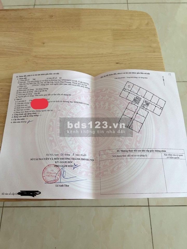 Nhỉnh 1,7 tỷ căn hộ 2N tại XP Homes Star, nhà mới ở ngay, sổ hồng cầm tay