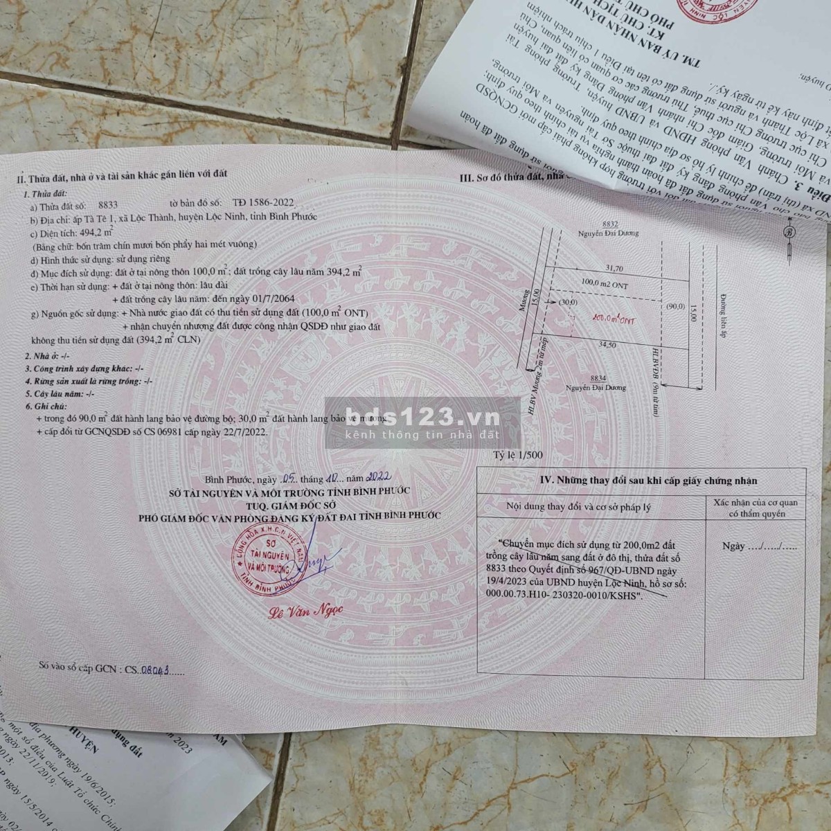 Bán đất ngộp giảm hơn 50% - đất mặt tiền Bình Phước siêu đẹp, sổ sẵn