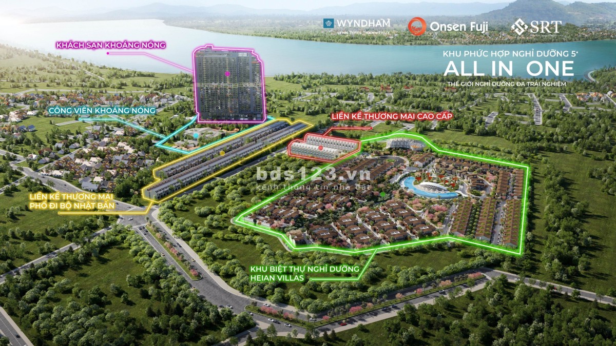 Biệt Thự/Căn hộ khoáng nóng Onsen Fuji Wyndham Thanh Thủy Hotels & Resorts, Thanh Thủy, Phú Thọ
