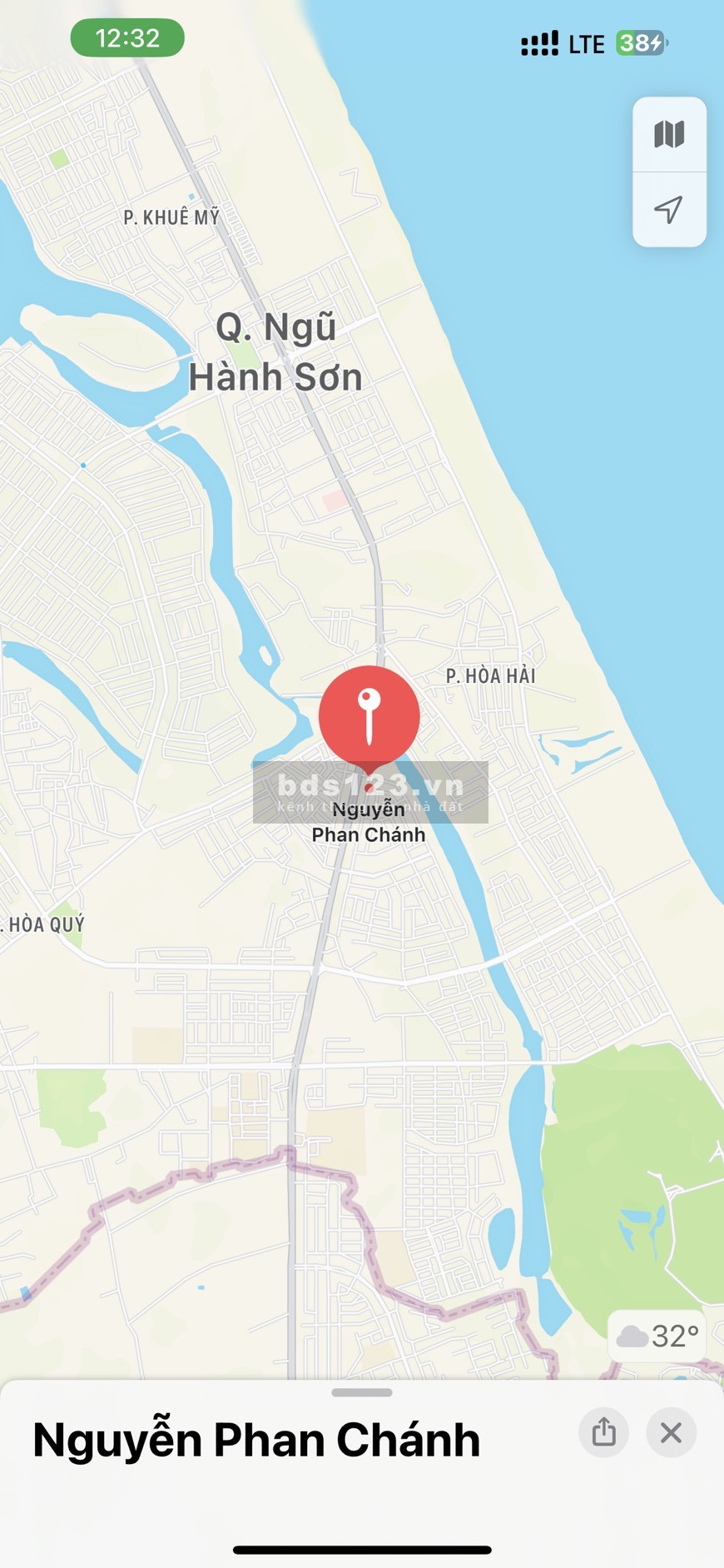 Biệt thự 3 tầng chắc chắn, đường rộng 7.5m,Gần trường Singapore International School - Đà Nẵng.