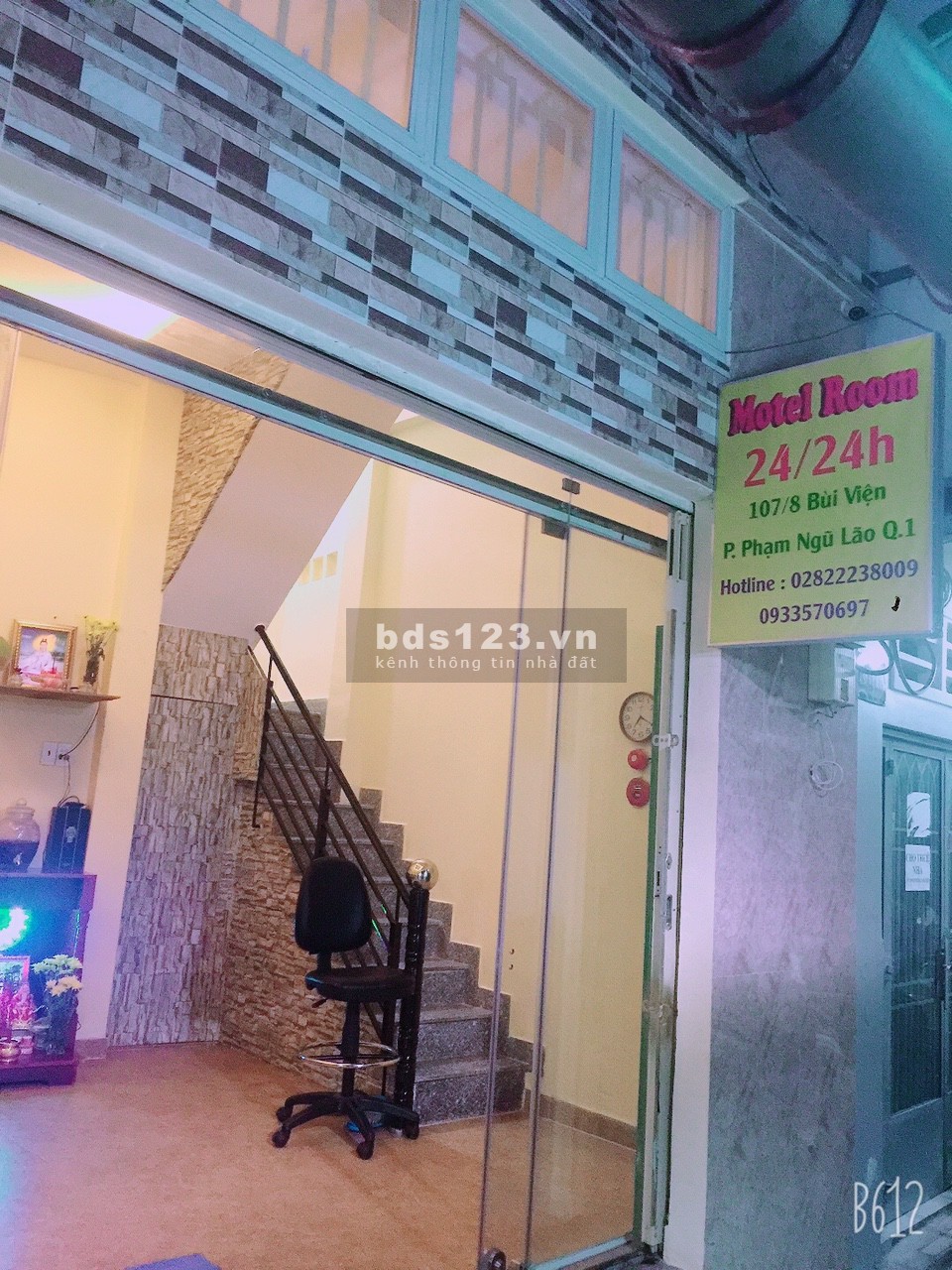 Cho thuê nhà nguyên căn hẻm 107 Bùi Viện Quận 1