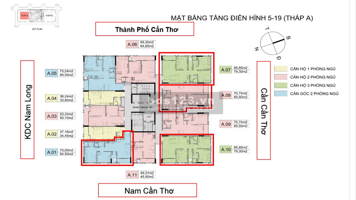 Bán căn hộ cao cấp Cara Cần Thơ 3PN giá sở hữu chỉ từ 764 tr - hỗ trợ trả theo tiến độ xây dựng