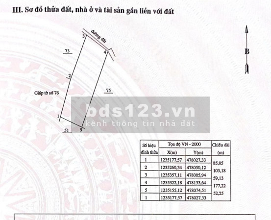 Bán cắt lỗ lô đất Bắc Bình gần đường liên huyện chỉ 69k/m2 có đường hiện hữu