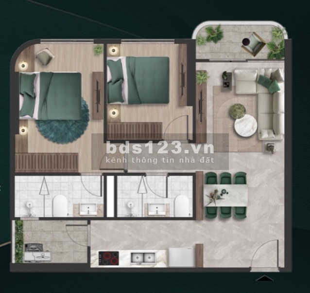 Sở hữu căn hộ The Emerald 68 chỉ với 42 triệu/m²