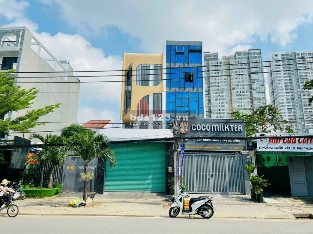 Nhà mặt tiền kinh doanh 41 đường Hoàng Quốc Việt, Phú Thuận, Quận 7 .Dt 5x25m