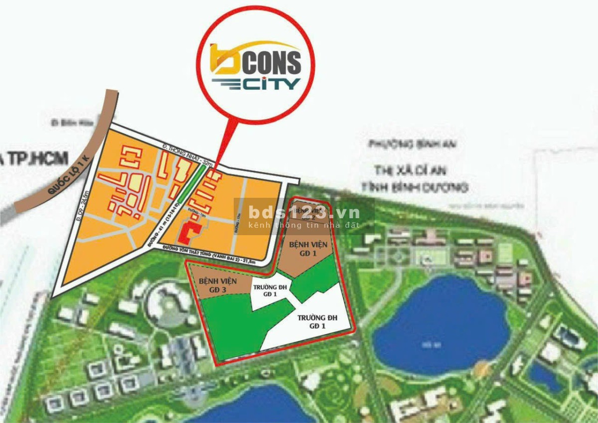 Bcons City thanh toán chỉ 10% 180 triệu sở hữu căn hộ Làng Đại Học, PKD 0898113938