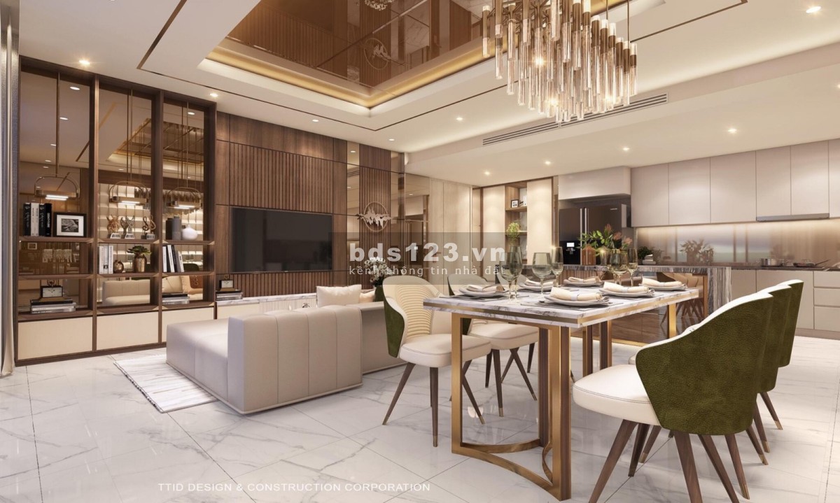 Căn 3PN duy nhất tại toà P2 Sun Cosmo Residence tầng 12 view sông Hàn diện tích 99,6m2