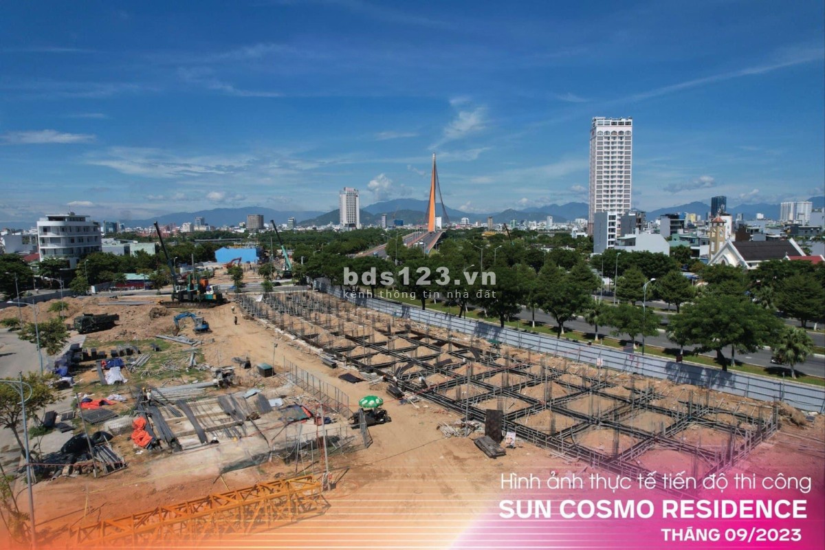 Căn 3PN duy nhất tại toà P2 Sun Cosmo Residence tầng 12 view sông Hàn diện tích 99,6m2