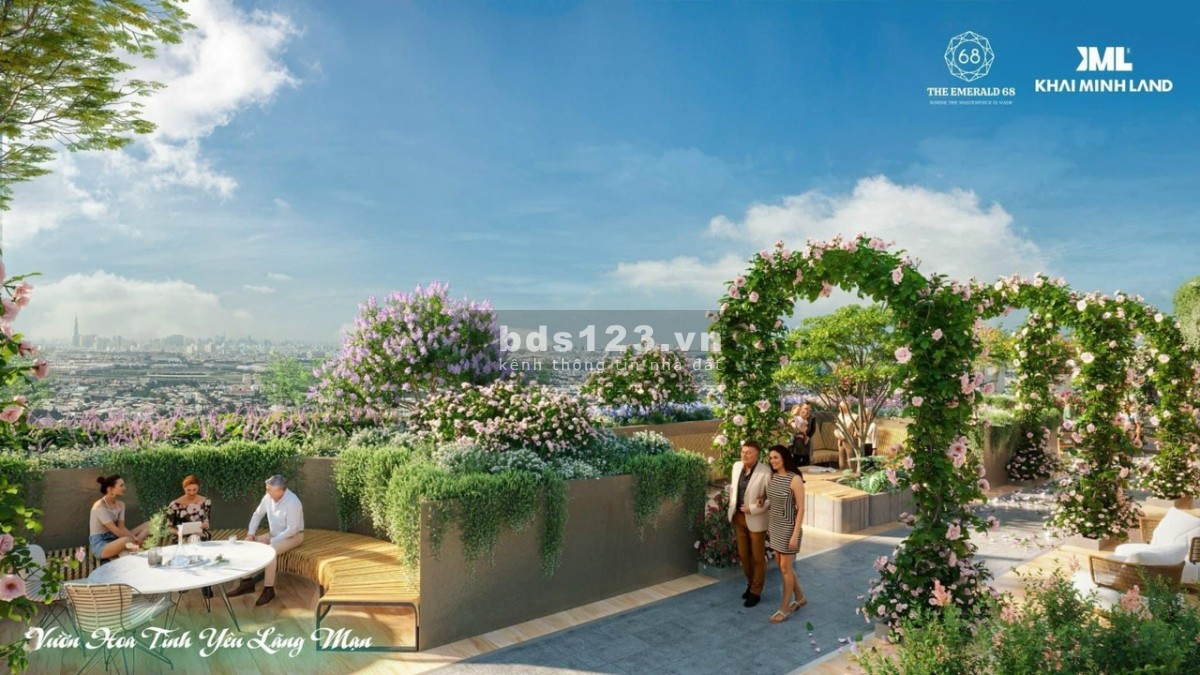 Căn hộ The Emeral 68 2 mặt view sông tt hiếm có sát vách SG chỉ 30% nhận nhà pháp lý vững chắc 1.xtỷ