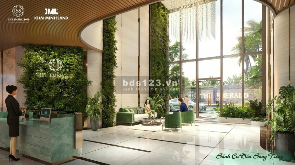 Căn hộ The Emeral 68 2 mặt view sông tt hiếm có sát vách SG chỉ 30% nhận nhà pháp lý vững chắc 1.xtỷ
