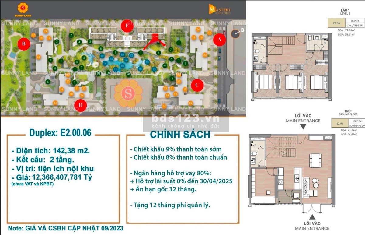 Bán Duplex và penthouse của Masterise Home - GIÁ TỐT NHẤT