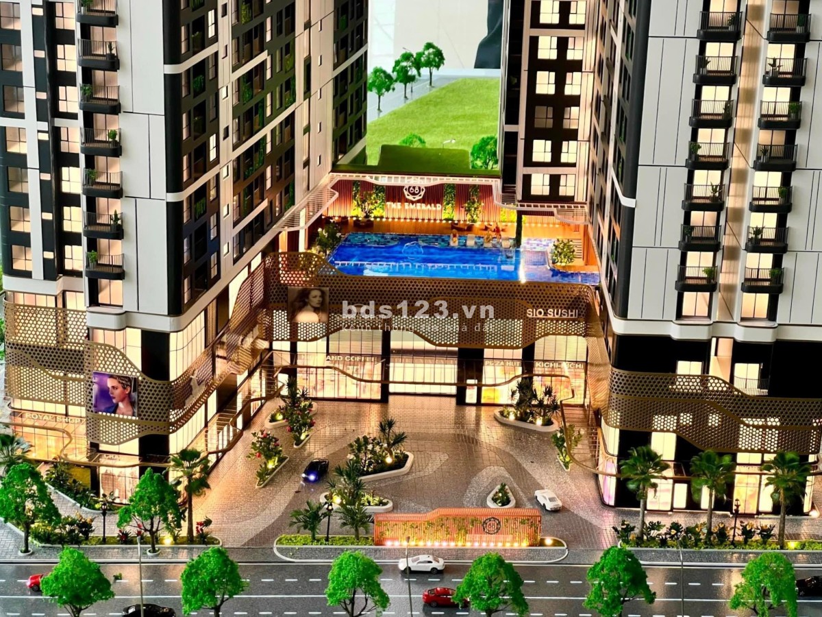 Coteccons ra mắt siêu phẩm căn hộ The Emerald 68 - đối diện BV quốc tế Hạnh Phúc nhận booking 30tr
