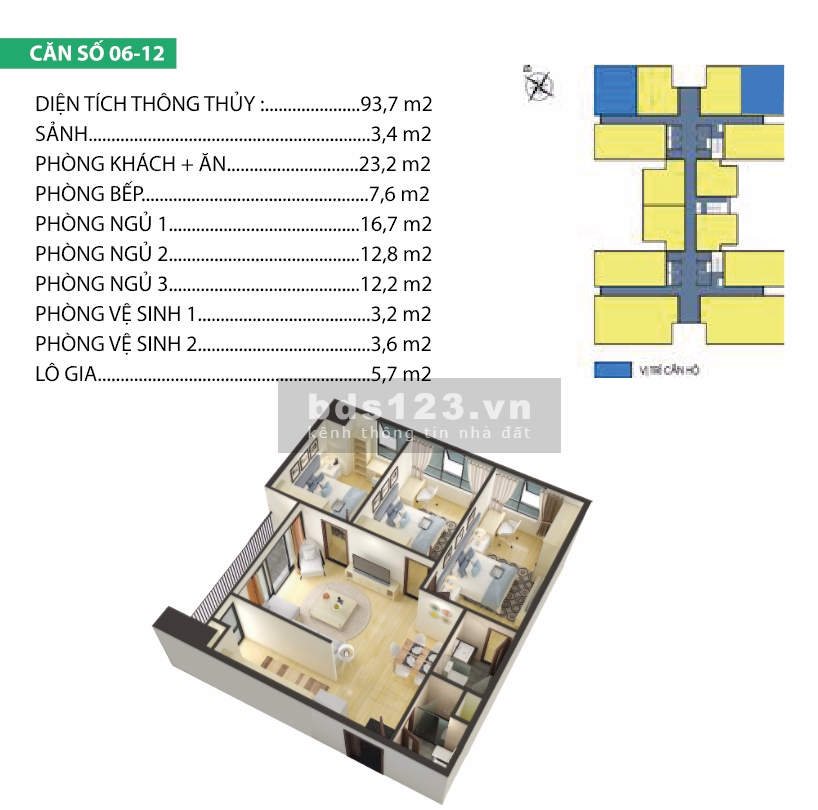 Bán căn góc 06, DT 93,7m², cửa Tây Nam; Chung cư Housico Nguyễn Xiển, ở ngay. LH 0903222591
