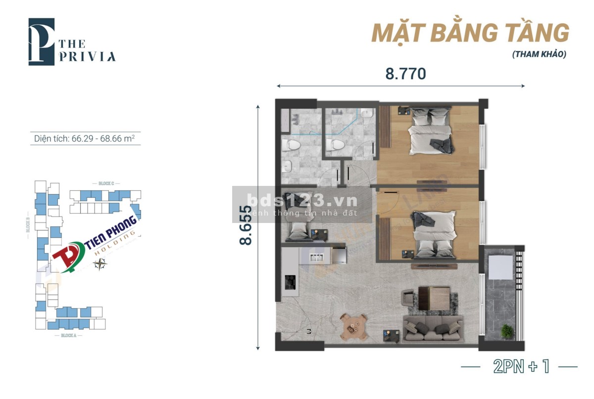 Đại lý F1 The Privia Khang Điền - nhận booking ưu tiên có hoàn lại - chiết khấu 11%, tặng 3 chỉ vàng