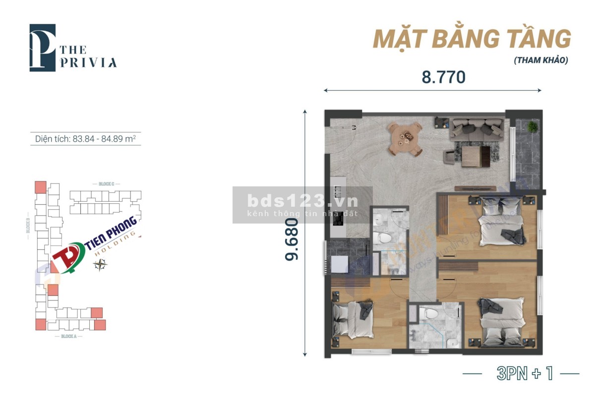 Đại lý F1 The Privia Khang Điền - nhận booking ưu tiên có hoàn lại - chiết khấu 11%, tặng 3 chỉ vàng