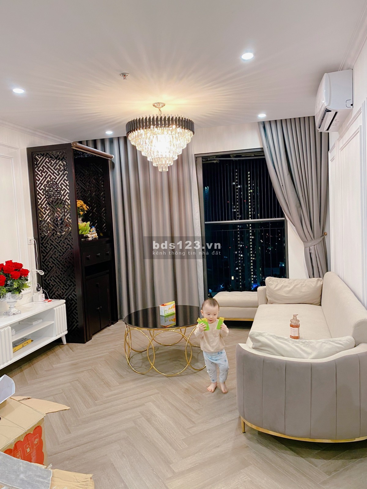 Chị Giang, chủ nhà cho thuê 3 pn, 88m2, đầy đủ nội thất, giá 16,5 triệu tại Vinhomes Smart City