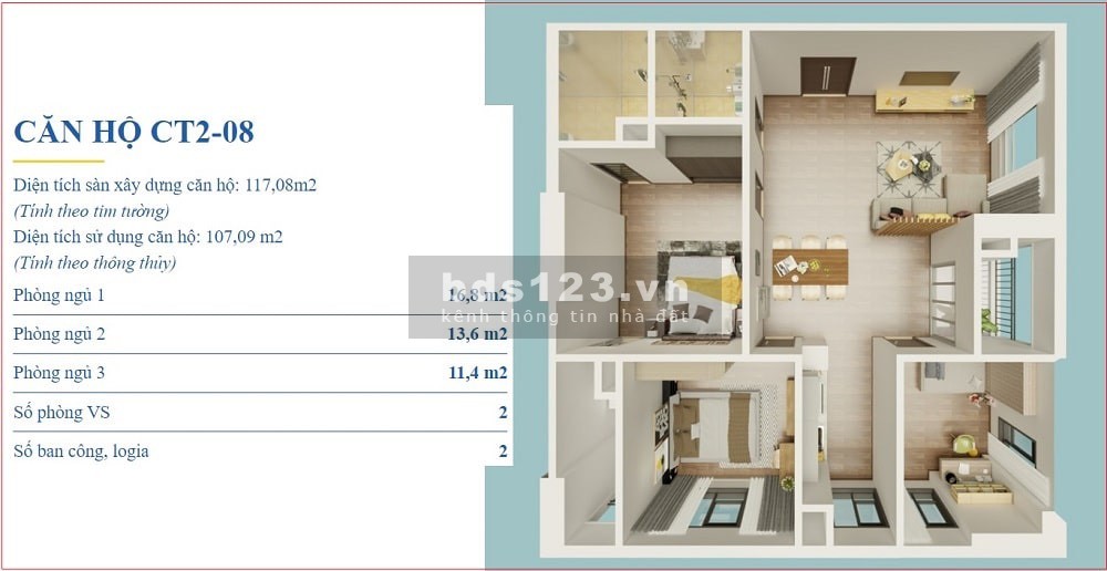 Bán căn hộ góc 08, 107m², BC Đông Nam, tòa CT2 chung cư X2 Đại Kim, giá 32 triệu/m². LH 0903222591