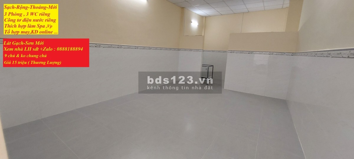 Nhà mới rộng rãi, sạch sẽ, nguyên căn