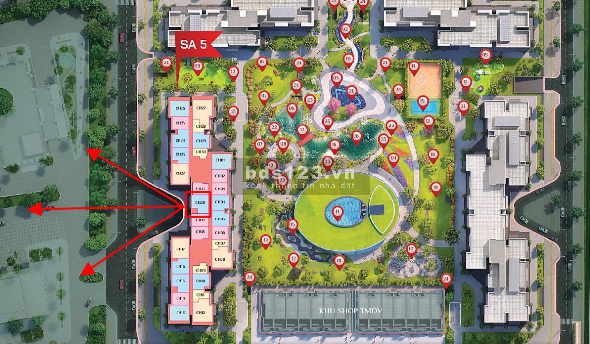 Mua chung cư - có lời ngay. Bán 2PN 67m Sakura view thoáng đẹp Vinhomes Smart City giá 2,96 tỷ