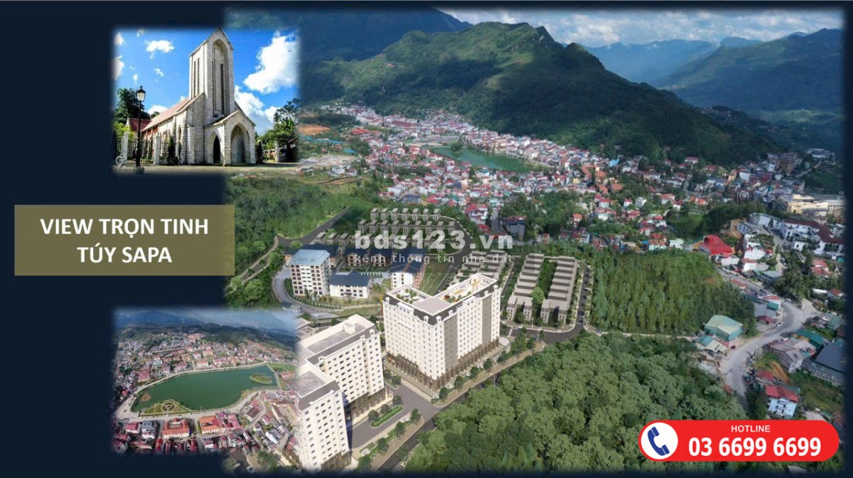 Siêu hot: Ra mắt CH nghỉ dưỡng đầu tiên tại Sapa - sở hữu lâu dài, view toàn cảnh thị trấn