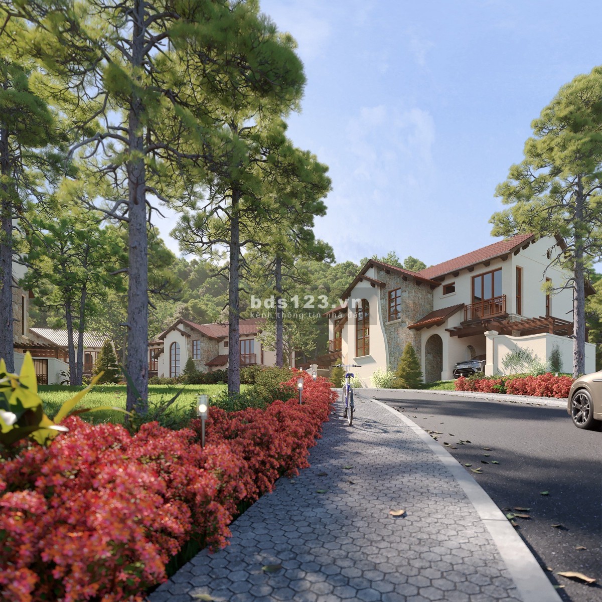 Biệt Thự Thung Lũng Thanh Xuân-ValleyHome Reo Thông Trên Mái Nhà-Chính Sách Ưu Đãi Chiết Khấu Tới17%