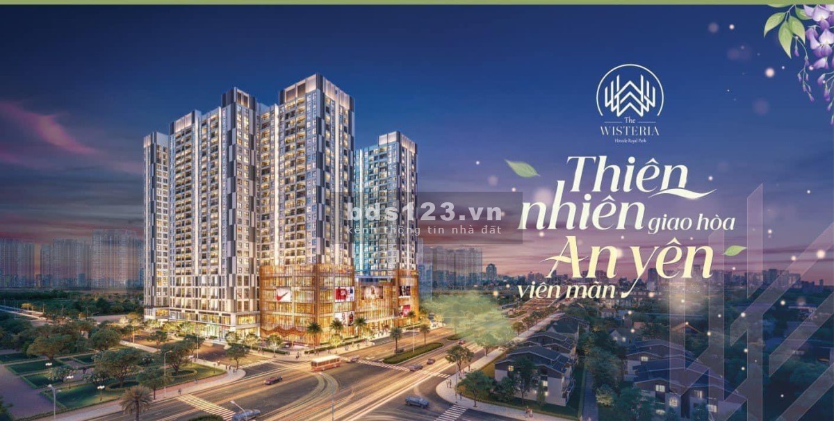 Bán chung cư cao cấp The Wisteria đợt 1 chiết khấu cao vị trí được chọn đẹp nhất dự án