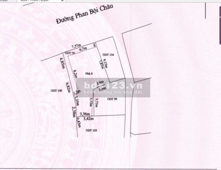 Chính chủ cần bán nhà đường Phan Bội Châu Giá cực tốt, Thành Phố Hội An