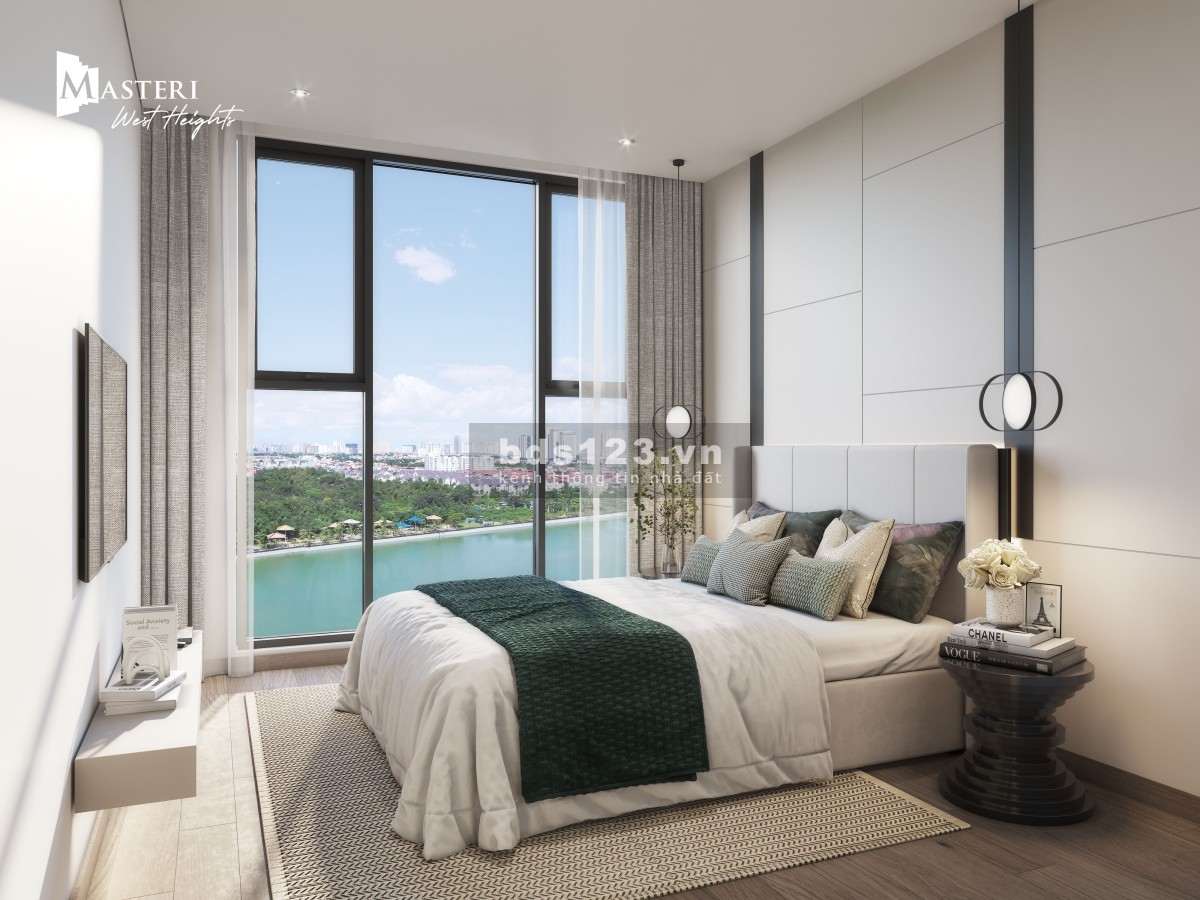 Giá tốt 3.6 tỷ căn 2PN 61m² nội thất cao cấp tại căn hộ Masteri West Heights
