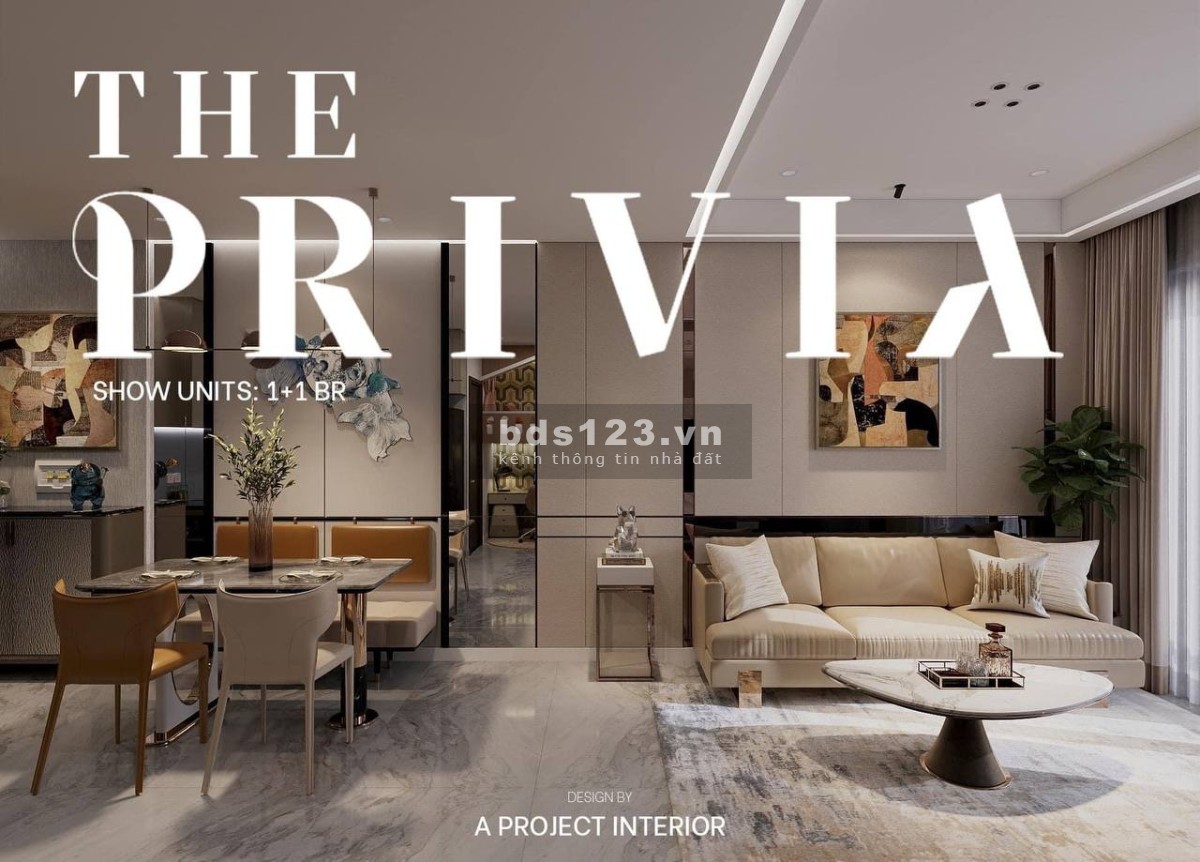 Mở Booking The Privia Khang Điền, 1PN+1, vốn tự có 600 triệu, căn hộ trung tâm 3 quận .