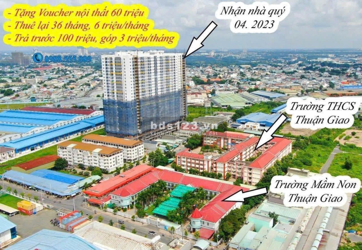 Nhanh chóng sở hữu 100 căn hộ cuối cùng Legacy chỉ với mức giá 99 triệu tại TP Thuận An
