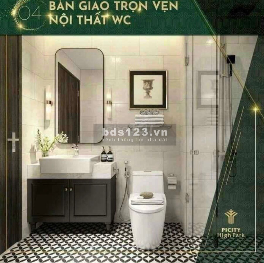 Chính chủ bán căn hộ SmartHome 57m2 - 2PN 1WC, Picity High Park, quận 12