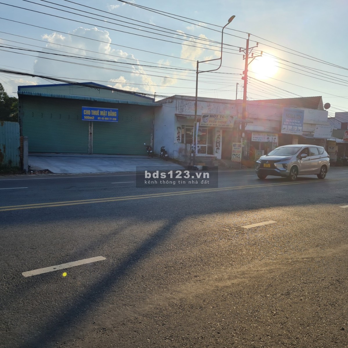 Cho thuê kho mặt tiền 500m2 giá 22 triệu /tháng đường Dương Đông Cửa Cạn, TP Phú Quốc