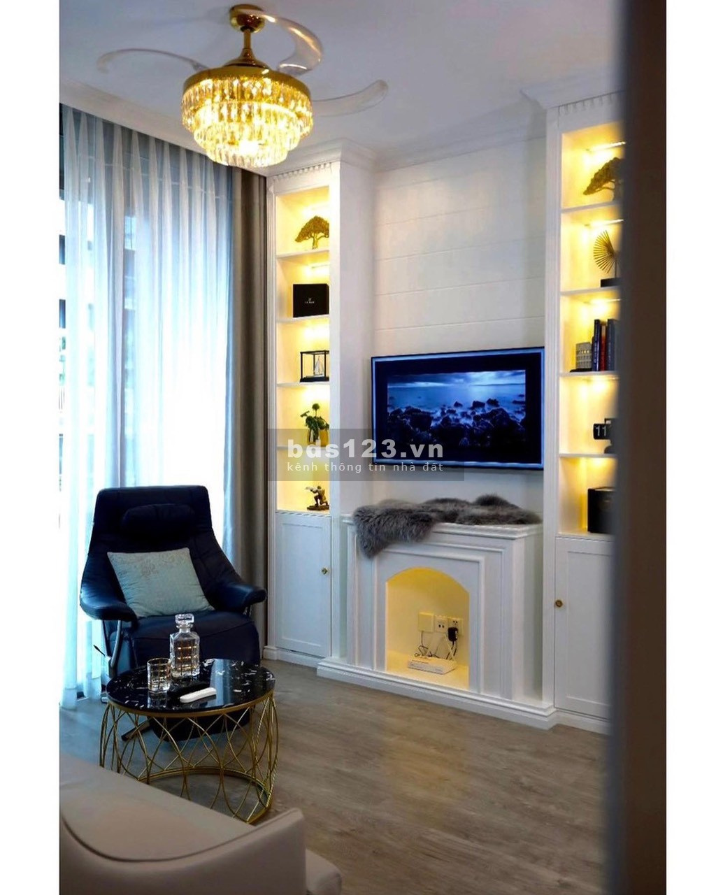 Căn hộ 1PN Empire City nội thất đẹp, đang có HĐ thuê 30tr/tháng