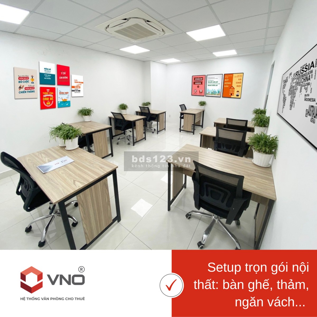 Cho thuê văn phòng trọn gói quận Tân Bình