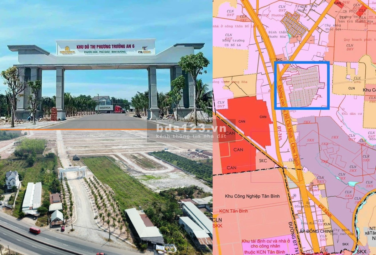 Bán đất Đường ĐT 741 Cao tốc HCM - TDM - Chơn Thành chỉ 439tr