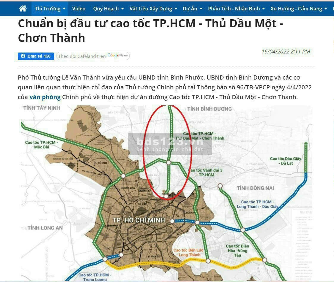 Bán đất Đường ĐT 741 Cao tốc HCM - TDM - Chơn Thành chỉ 439tr