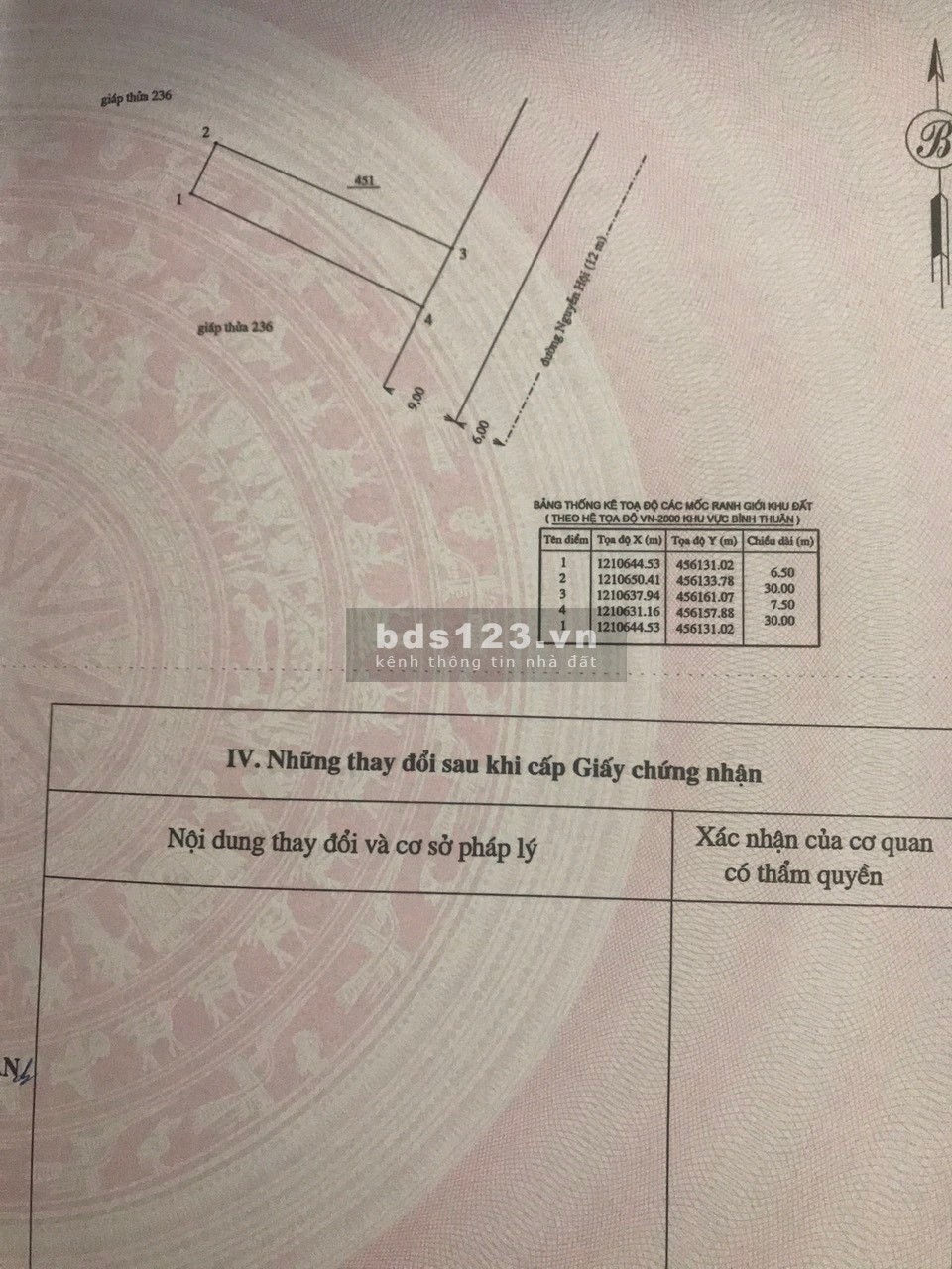 Cần bán 2 lô diện tích 660m2 chính chủ mặt tiền đường lớn trung tâm Tp Phan Thiết, Bình thuận