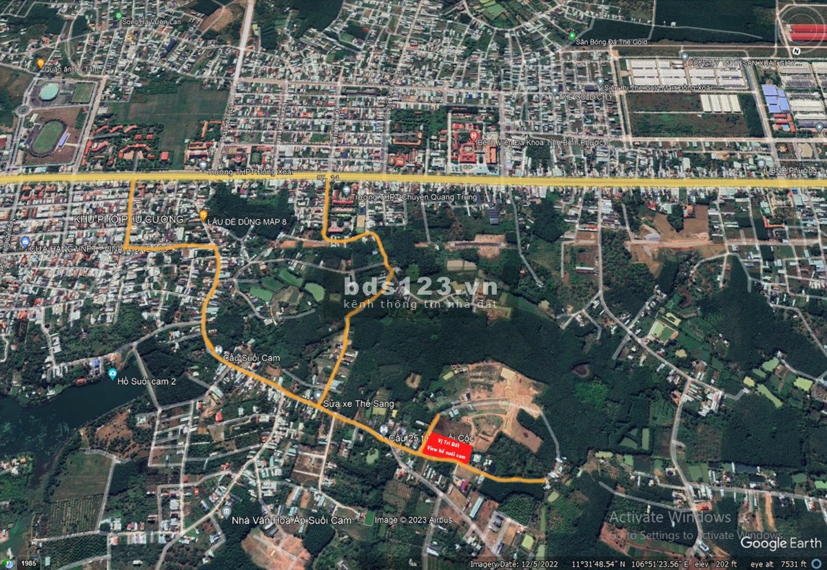 Đất TTHC Đồng Xoài đường nhựa giá rẽ 175m, thổ cư 50 chỉ 795 triệu, hổ trợ ngân hàng hơn 500 triệu