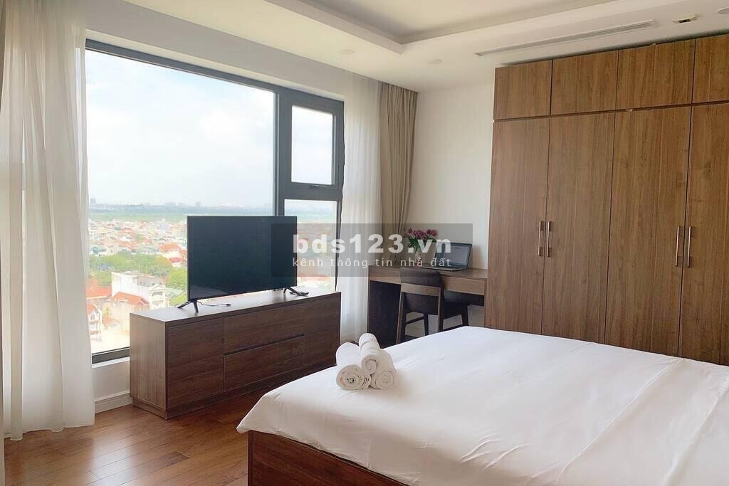 Cho thuê căn hộ Aqua Central 44 Yên Phụ 120m2, 3 phòng ngủ nội thất đầy đủ. LH 0969 866 063