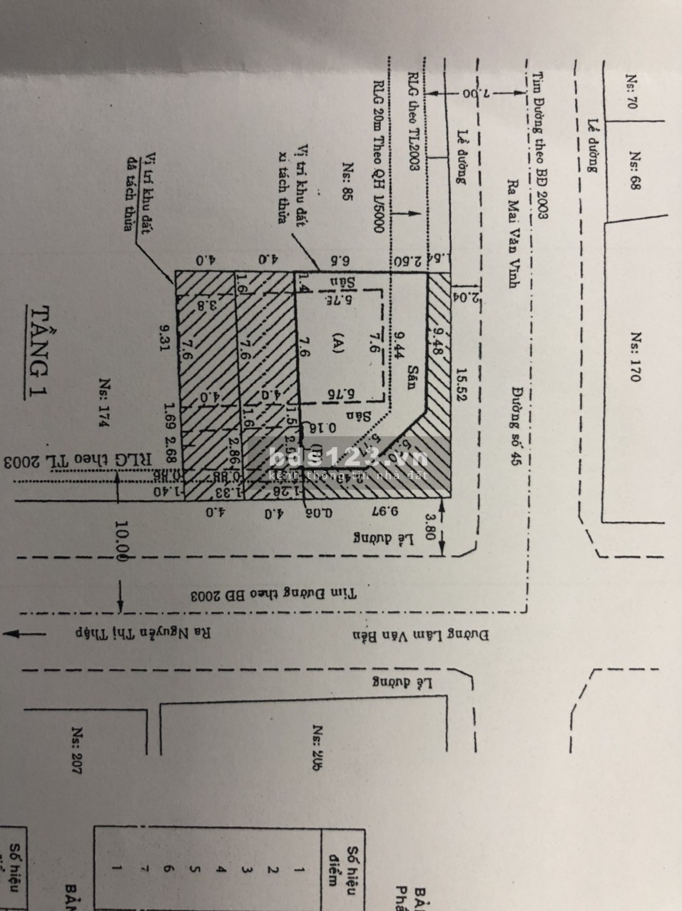 Nhà cấp 4 DT 10x16m góc 2MT đường 45 và Lâm Văn Bền, P Tân Quy, Q7.